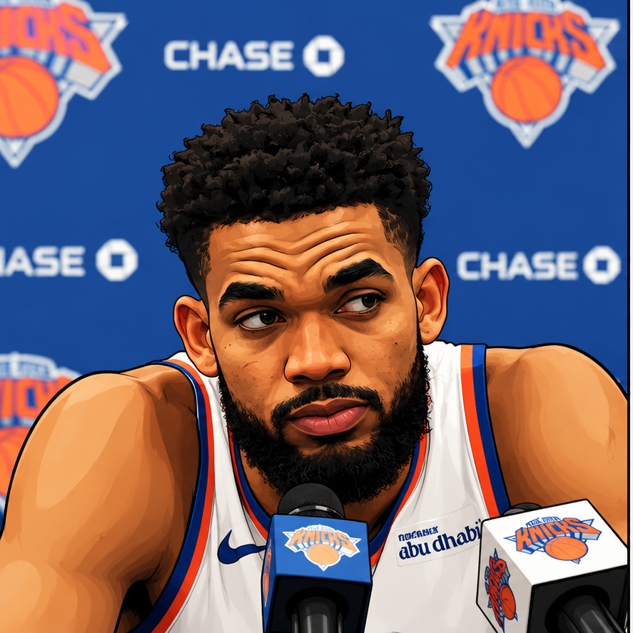 Karl-Anthony Towns discusses his Knicks extension talks