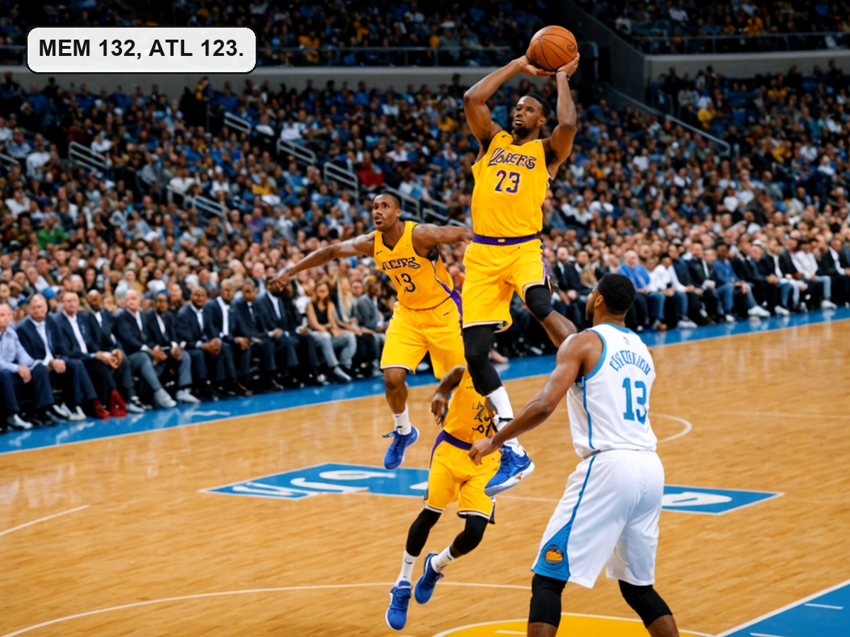 MEM 132, ATL 123. Photo: Sports Illustrated.