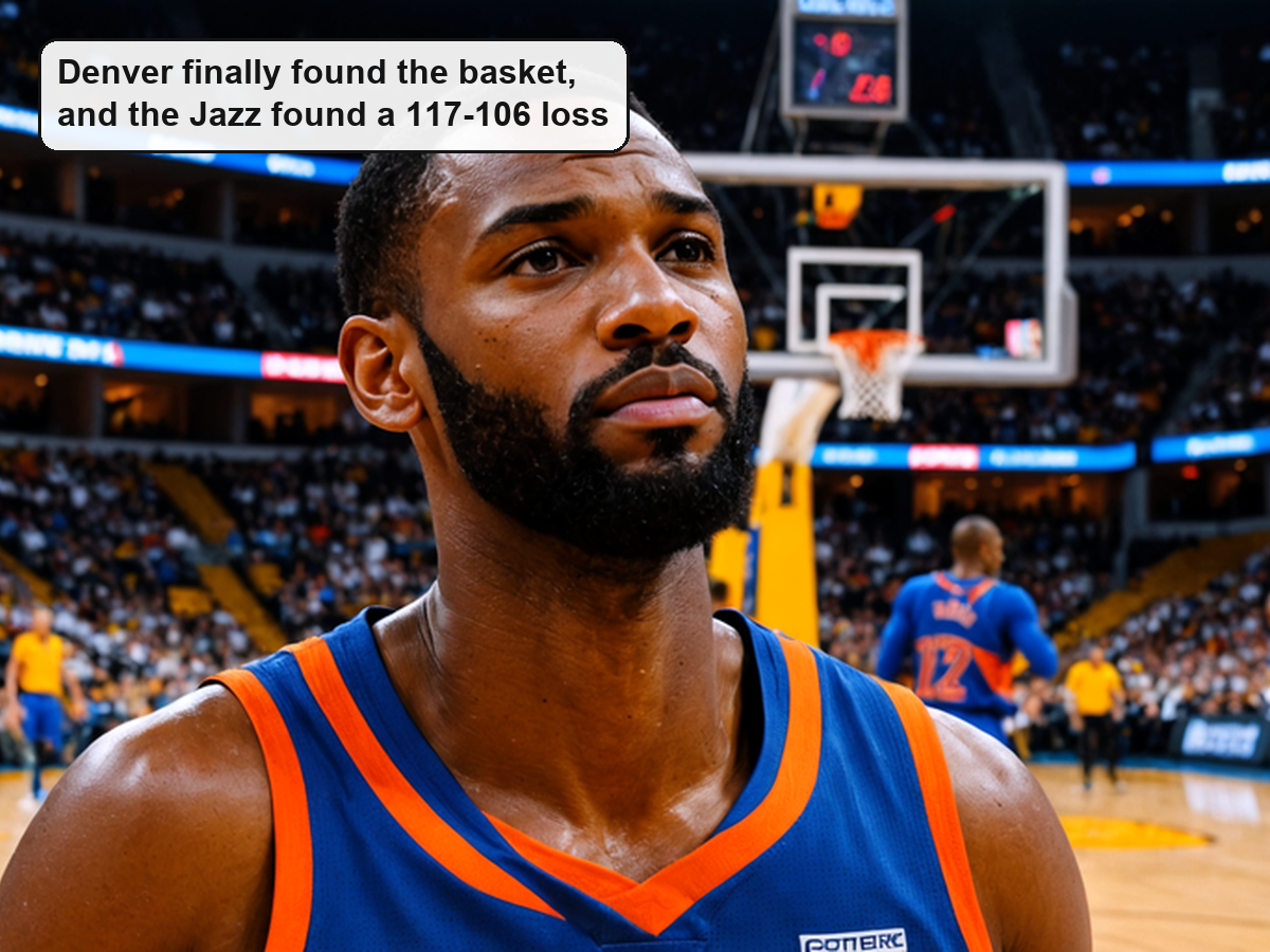 Denver finally found the basket, and the Jazz found a 117-106 loss Photo: Yahoo Sports.