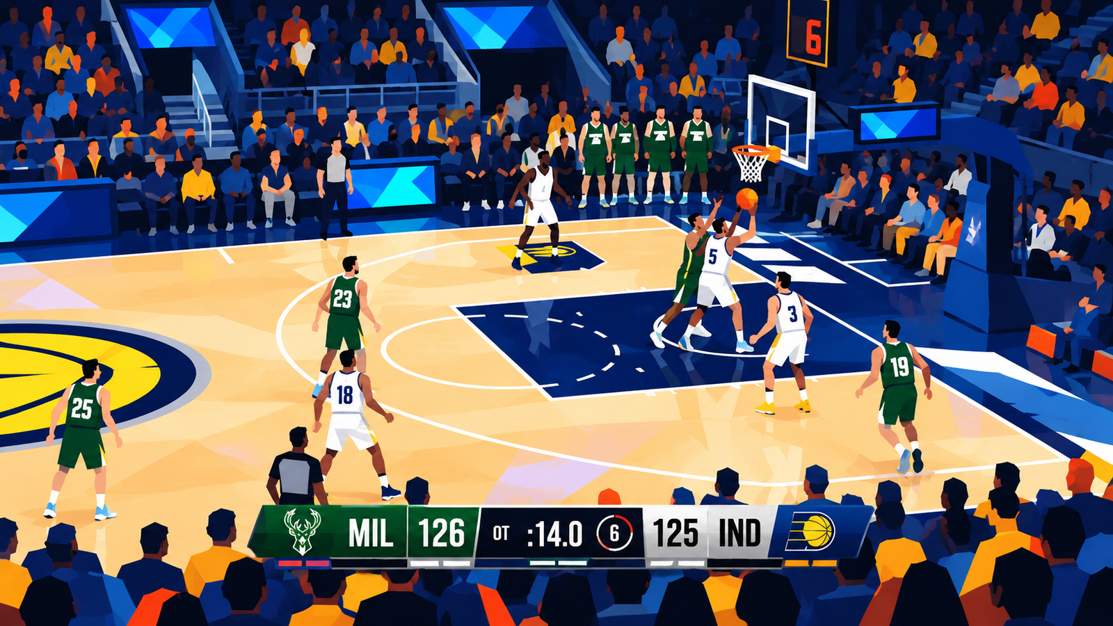 Indiana Pacers vs. Milwaukee Bucks - Game Highlights — Yahoo Sports